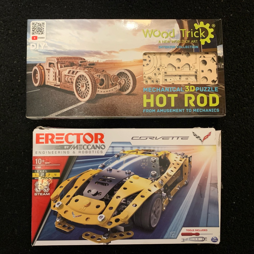 Two model car kits